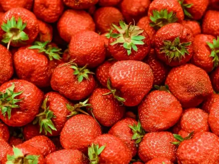 Rijpe aardbeien